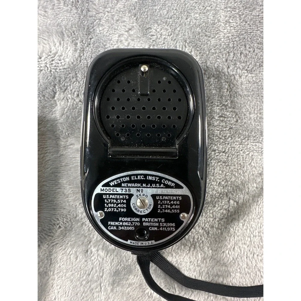 Weston Master II Universal Exposure Meter Model 735 Vintage Analog Light Meter